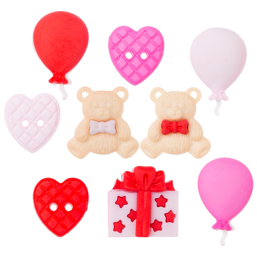 Buttons & Galore Hediye Temalı Dekoratif Düğme - 4319